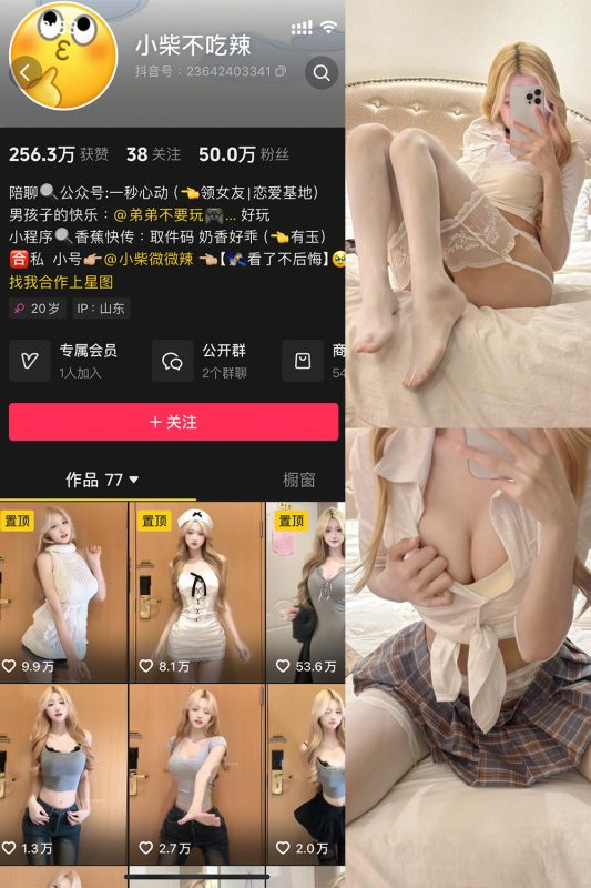 【在线看】抖音 小柴不吃辣 微密圈  NO.005期 【30P5V】-秘岛微密圈秘语空间全网写真