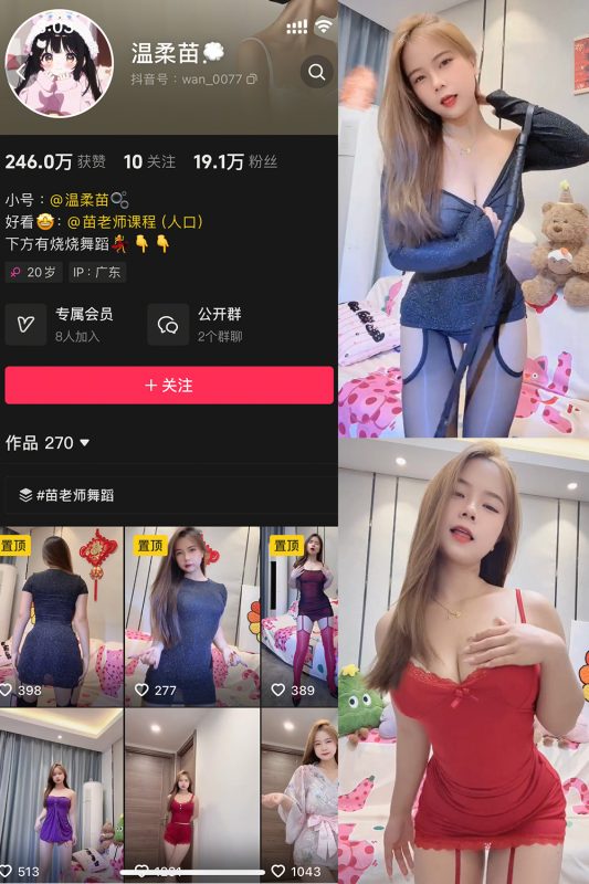 【在线看】抖音 温柔苗 微密圈 004期 【13V】-秘岛微密圈秘语空间全网写真