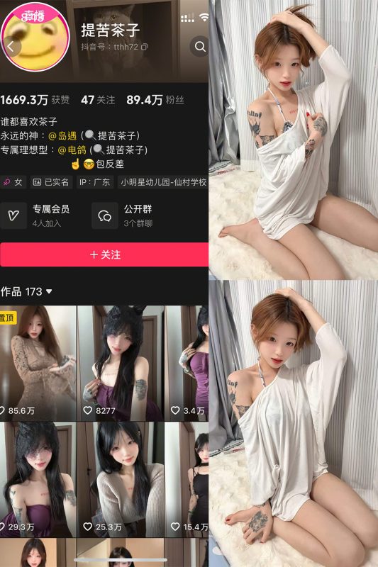 【在线看】抖音 提苦茶子 岛遇 NO.002期 【17P6V】-秘岛微密圈秘语空间全网写真