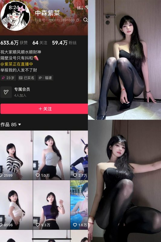 【在线看】抖音 中森紫菜 岛遇 NO.001期 【25P】-秘岛微密圈秘语空间全网写真