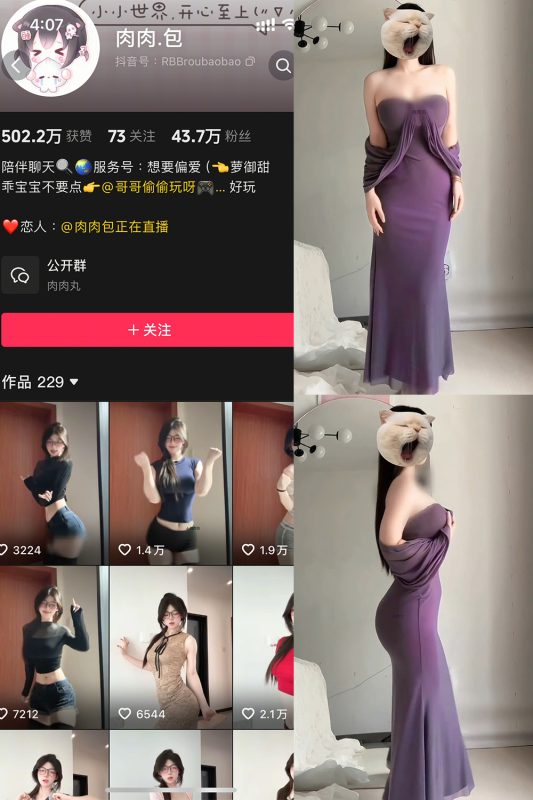 【在线看】抖音 肉肉.包 岛遇 NO.001期 【15P2V】-秘岛微密圈秘语空间全网写真