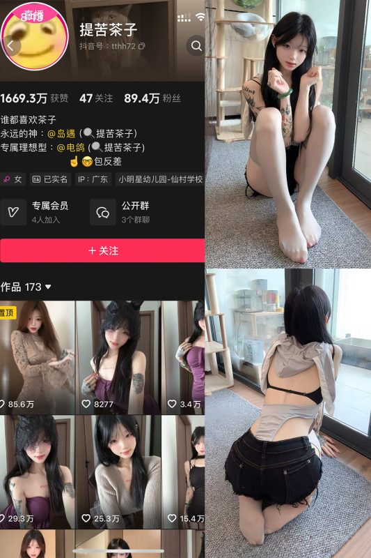 【在线看】抖音 提苦茶子 岛遇 NO.004期 【36P1V】-秘岛微密圈秘语空间全网写真