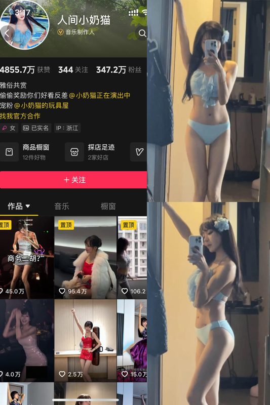 【在线看】抖音 人间小奶猫 岛遇 NO.001期 【30P】-秘岛微密圈秘语空间全网写真