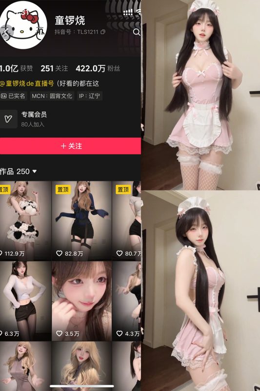 【在线看】抖音 童锣烧 岛遇 NO.022期 【2V】-秘岛微密圈秘语空间全网写真