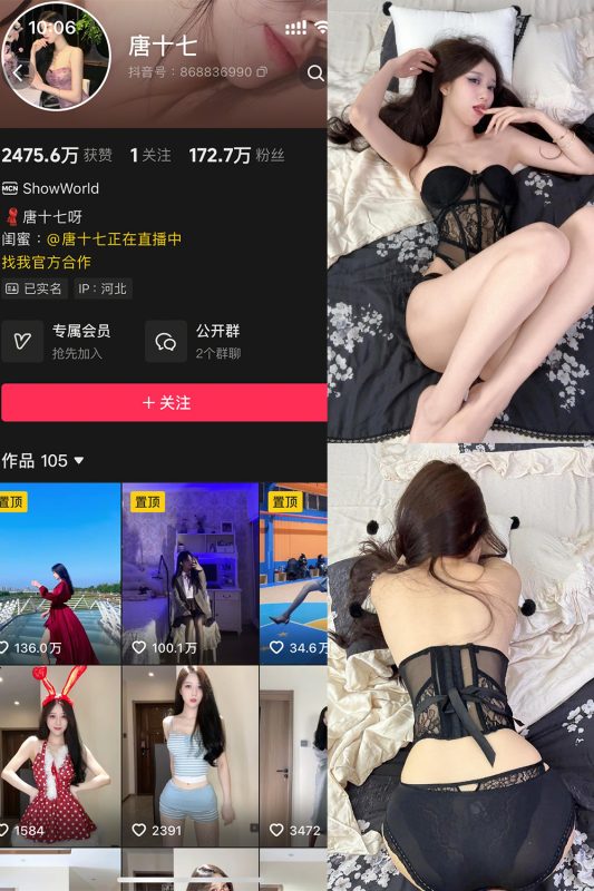 【在线看】抖音 唐十七 秘语空间 NO.013期 【10P】-秘岛微密圈秘语空间全网写真